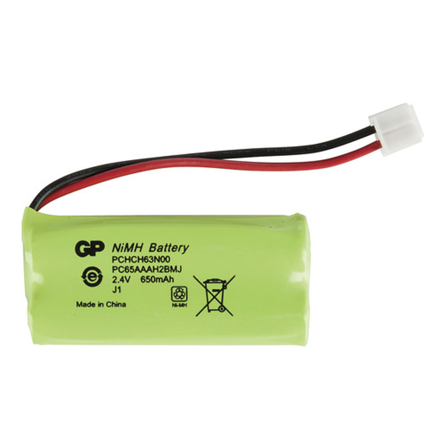 Uniden Cordless Phone Battery 2.4V Ni-MH 650mAh CTB96 - 65AAAH2BMJ 