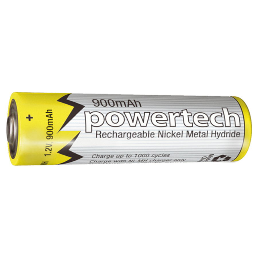 1.2V AAA 900mAh Rechargeable Ni-MH Powertech Battery - Nipple 