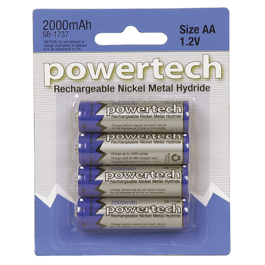 1.2V AA 2000mAh Ni-MH - 4 Pack 