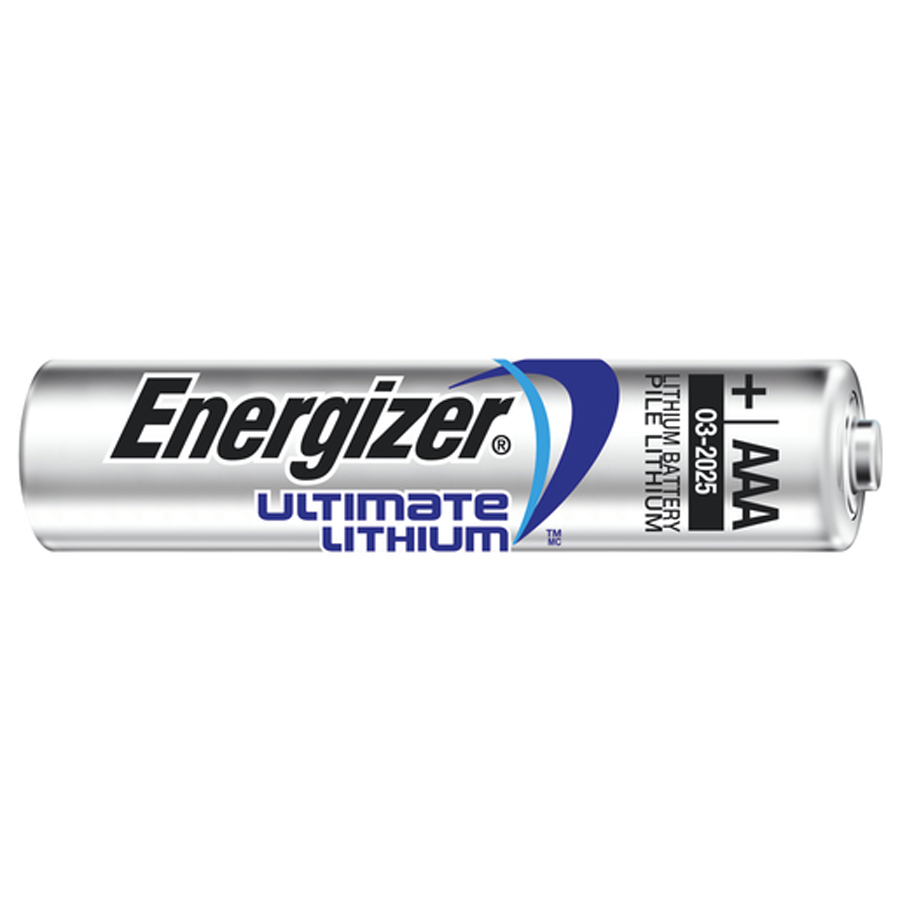 Two Pack 1.5V Energizer L92 AAA Lithium Batteries 