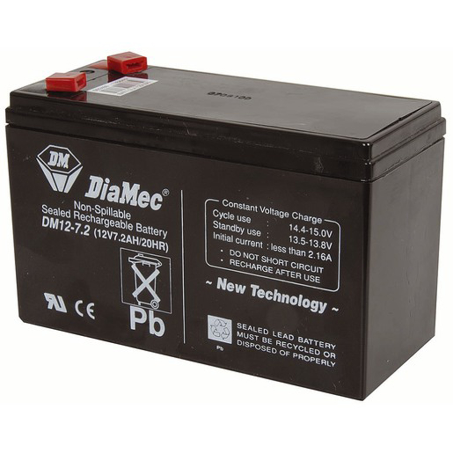 12V 7.2Ah SLA Back-up Battery - NBNALARMUFB