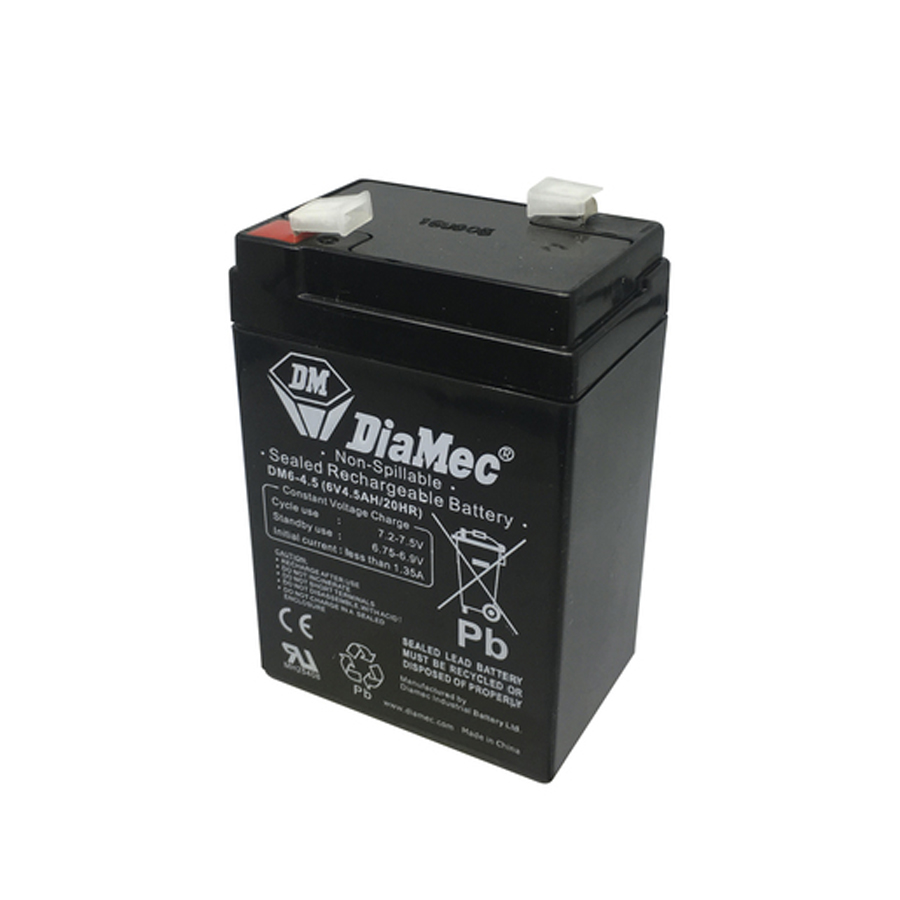 6V 4.5Ah SLA Battery 