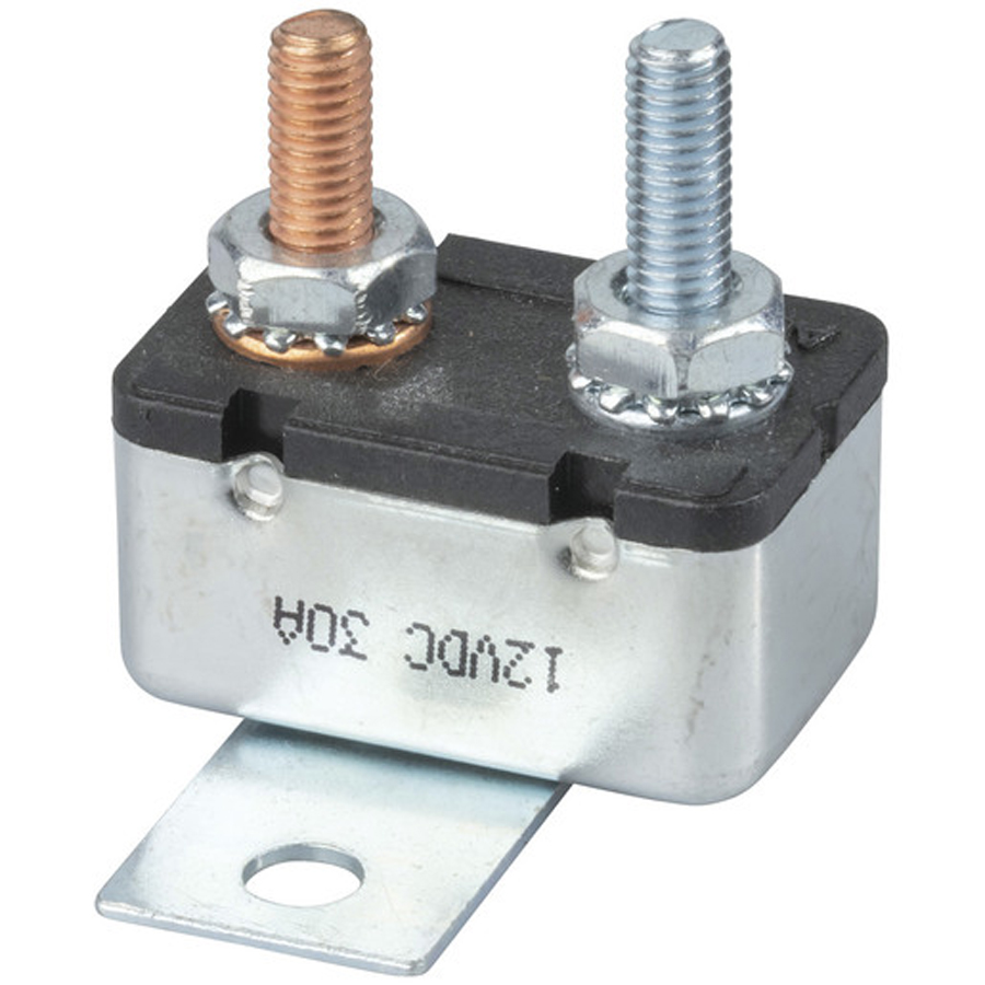 Chassis Mount Autoreset Circuit Breaker 30A 12VDC 