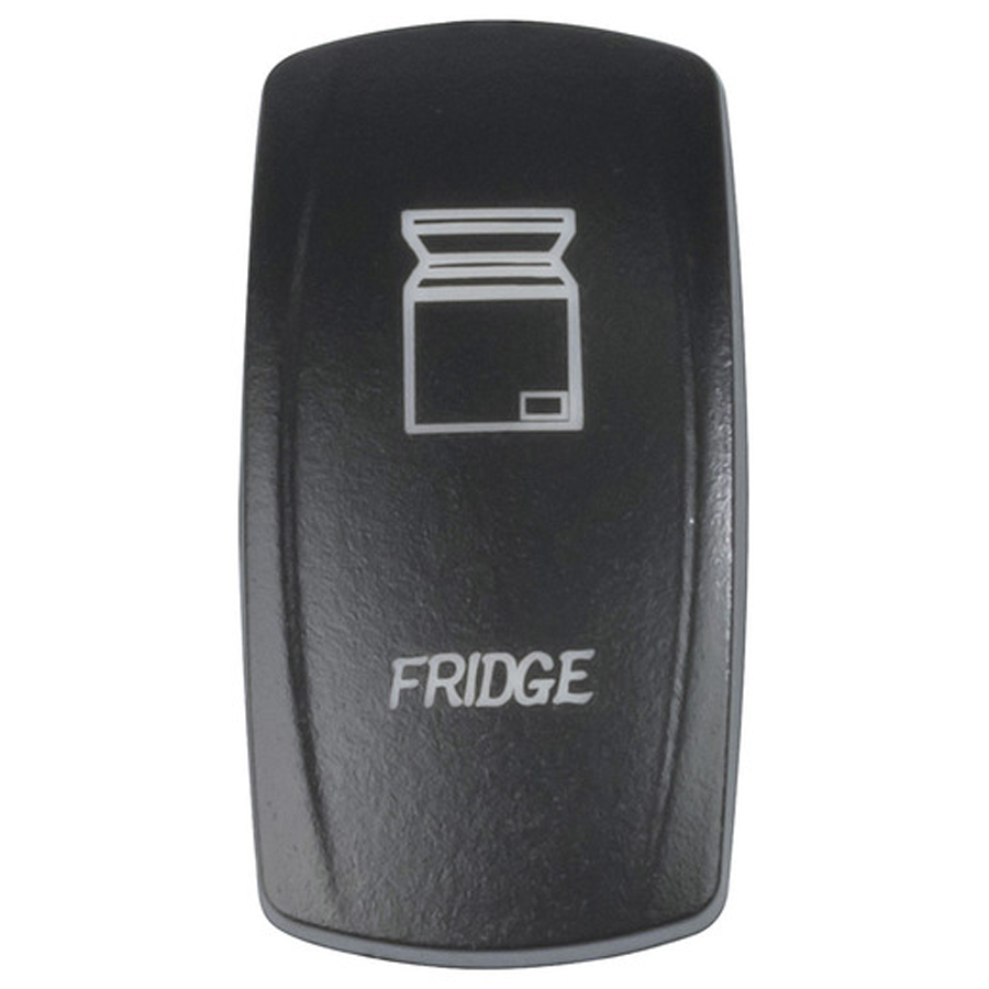 Laser Etched "Fridge" Cover for Illuminated Rocker Switch 
