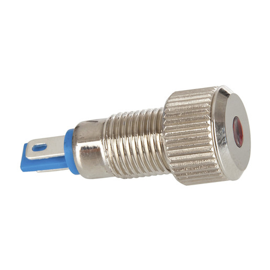 IP67 12V Chrome LED Bezel, Red 