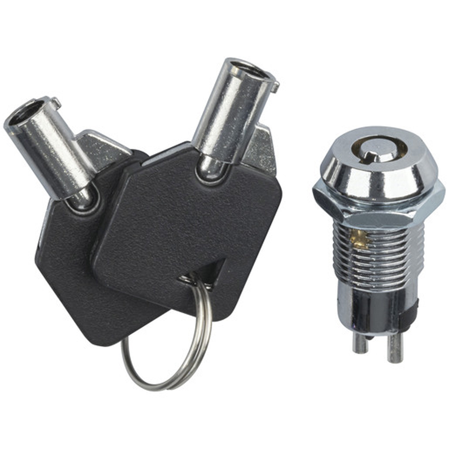 SPST Mini Key Switch Tube Key 