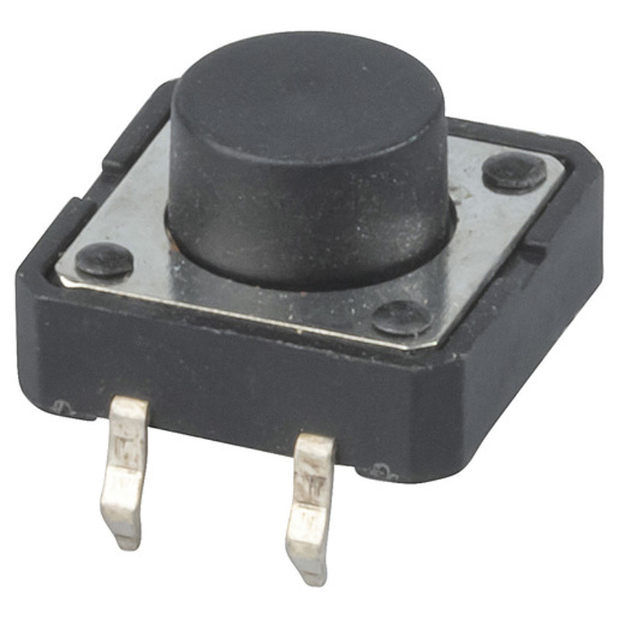 SPST PCB Mount Tactile Switch Round 