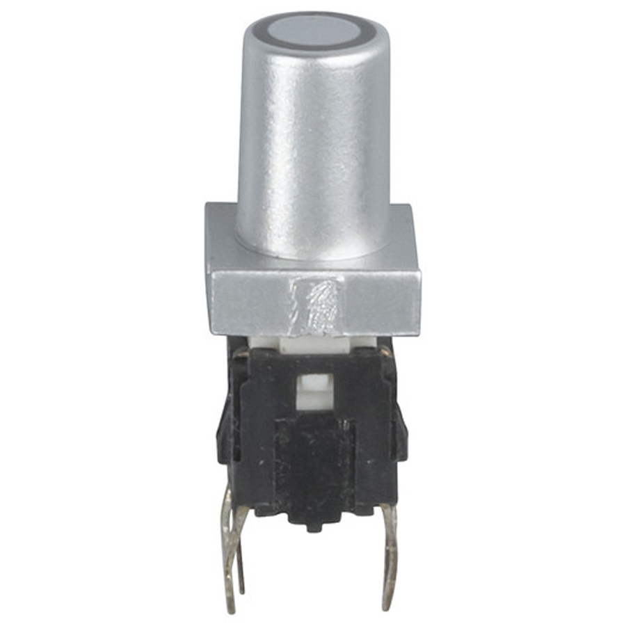 SPST PCB Mount Tactile - Vertical &amp; Horizontal with LED - Vertical Green 