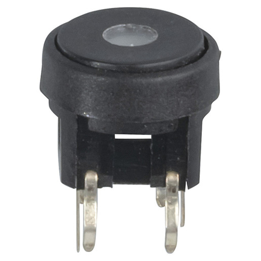 SPST PCB Mount Tactile Switch with Green LED 