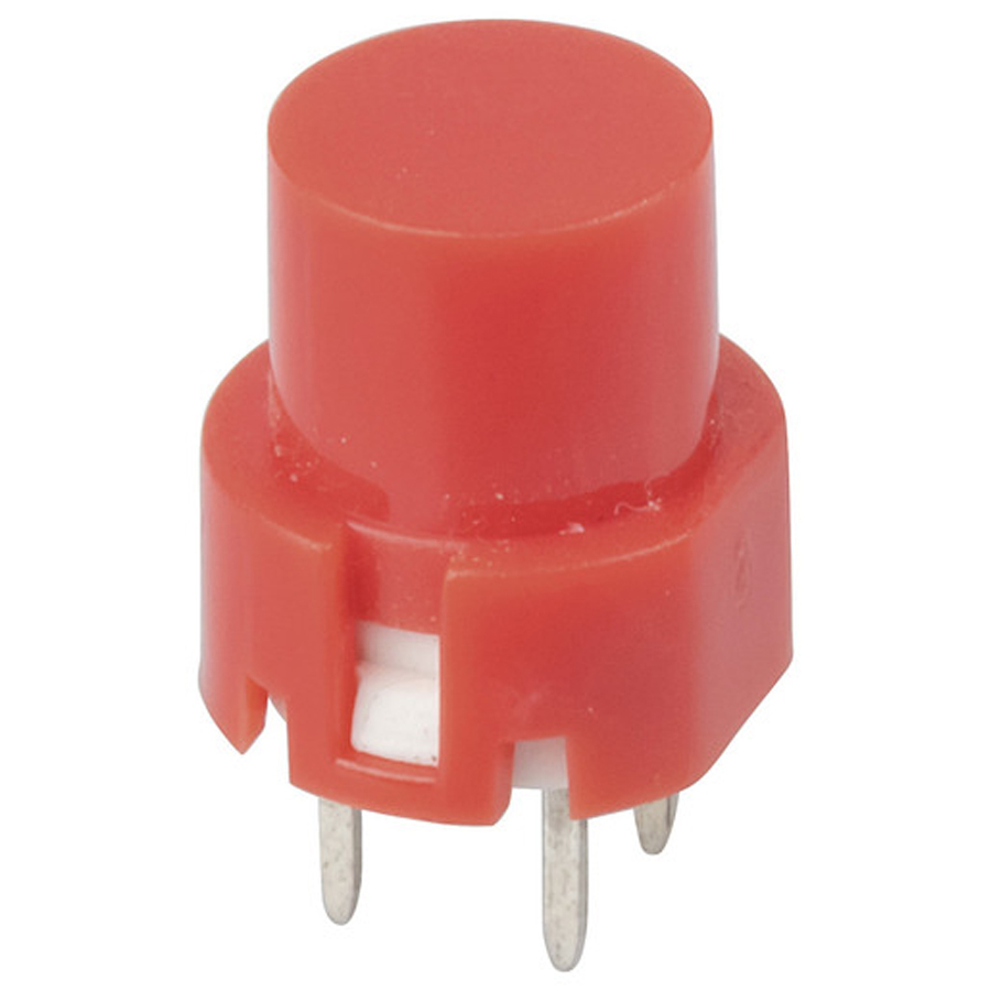 Red Snap Action Keyboard Switch - PCB Mount 