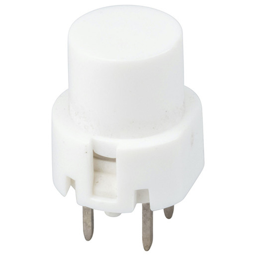White Snap Action Keyboard Switch - PCB Mount 