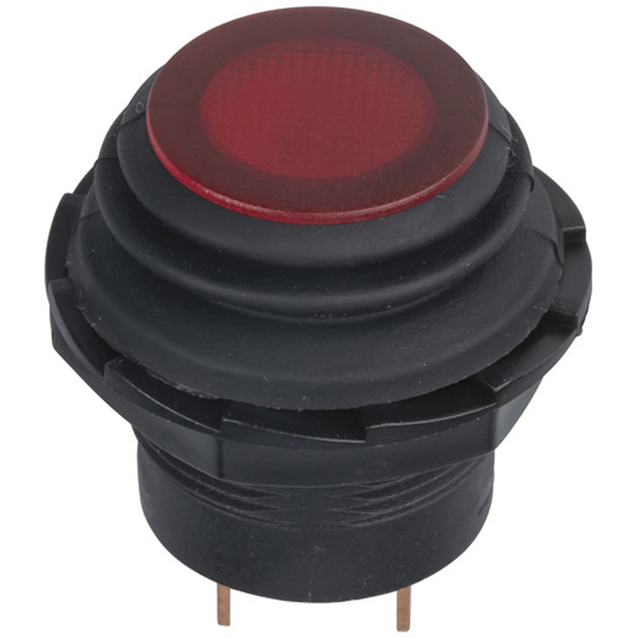 Red Latching IP65 Pushbutton Switch 