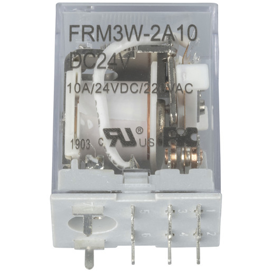 24VDC DPDT Relay - 10A 240VAC24VDC Contacts 