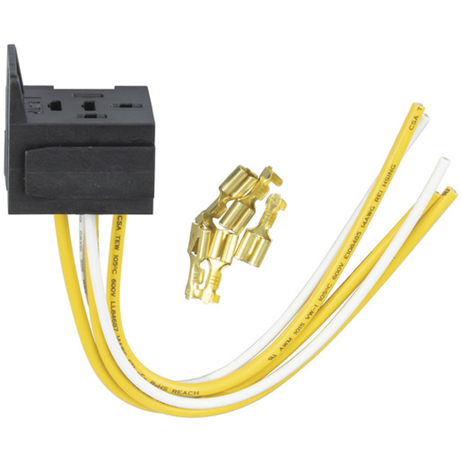 Interlocking Relay Socket with Leads 