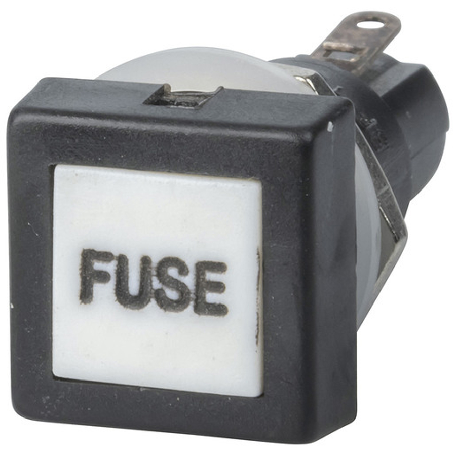 Square 6.3A 240V M205 Panel Mount Fuse Holder 