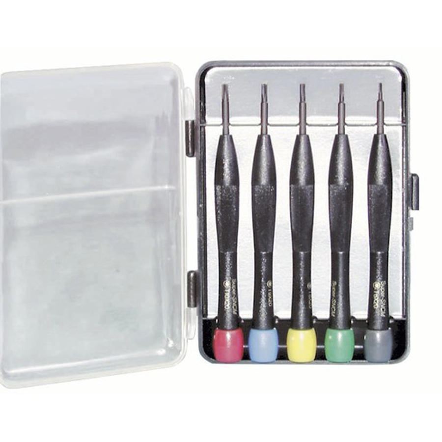 5 Pce Torx Screwdriver Set 