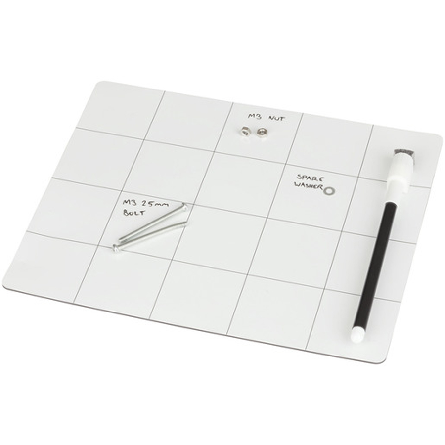 Magnetic Work Mat and White Board 8x10 inch 