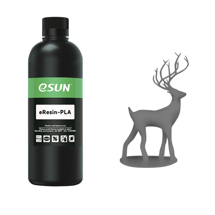 eSUN Grey 1kg Pla Resin for Photon Resin 3D Printers 