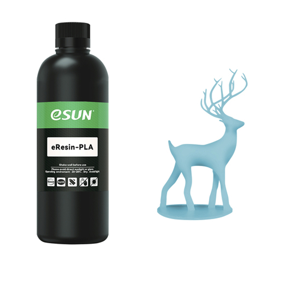 eSUN Sky Blue 1kg Pla Resin for Photon Resin 3D Printers 