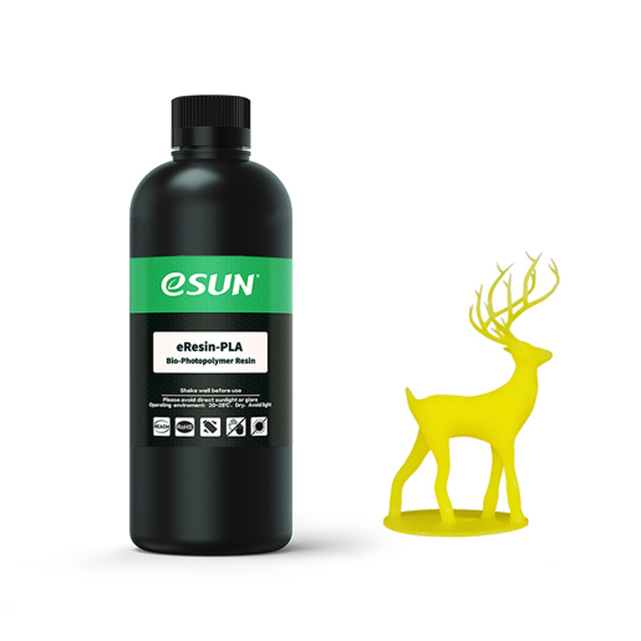 eSUN Yellow 500g PLA Resin for Resin 3D Printers 