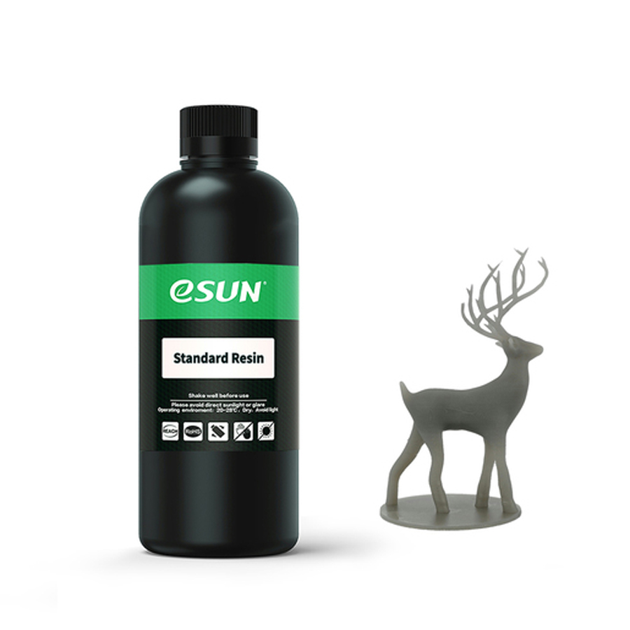 eSUN Grey 500g Standard Resin for Resin 3D Printers 