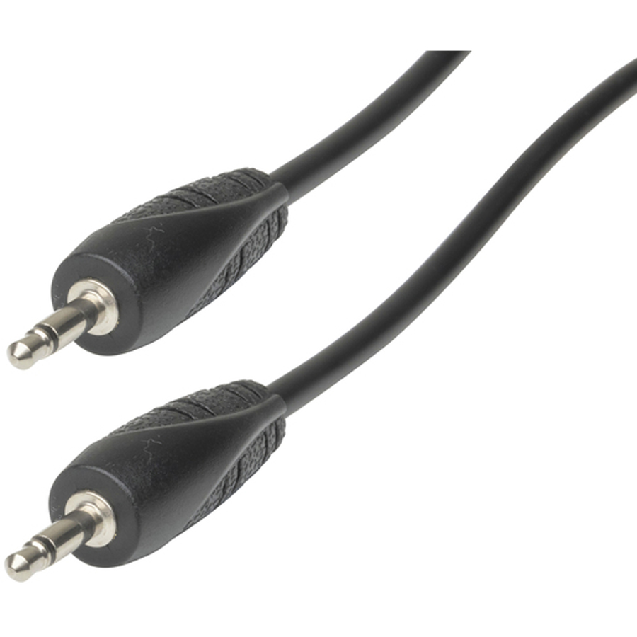 Audio Cable 3.5mm Mono Plug to 3.5mm Mono Plug - 1.5m 