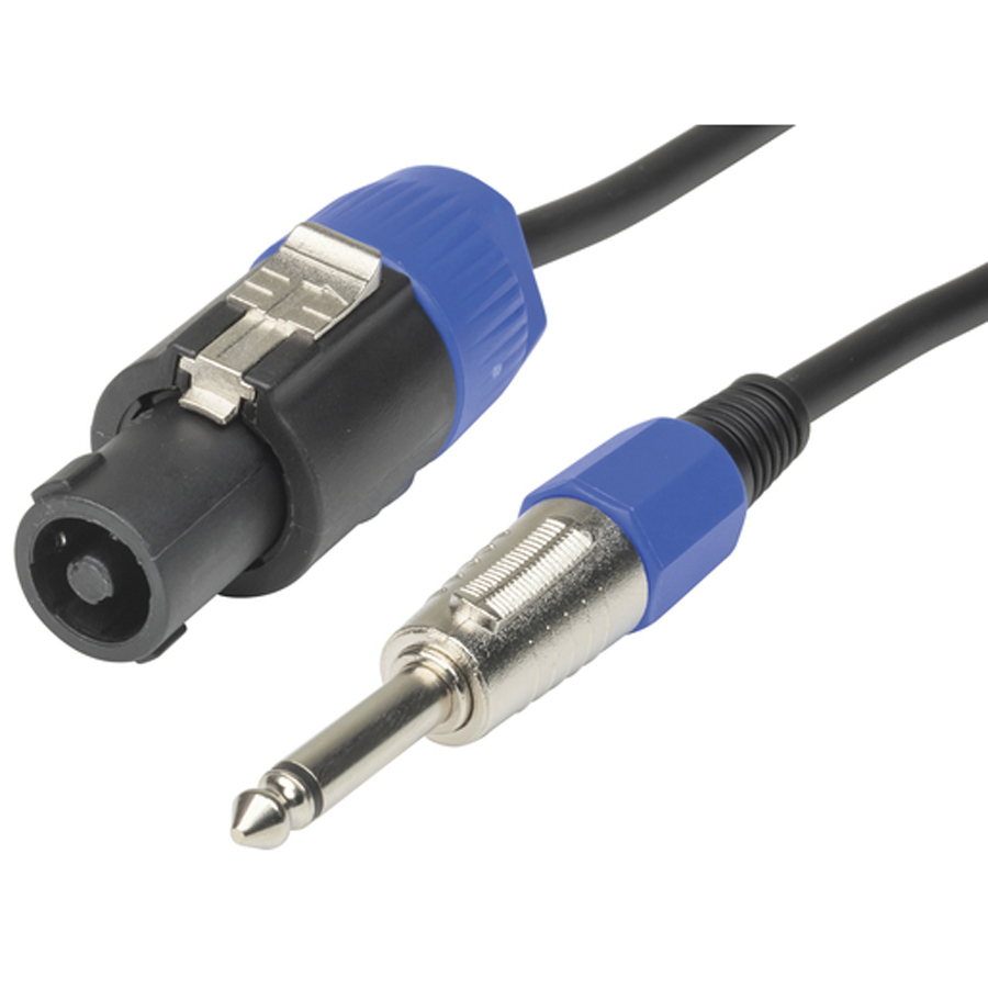 6.5mm Mono to Speakon Cable 3m 