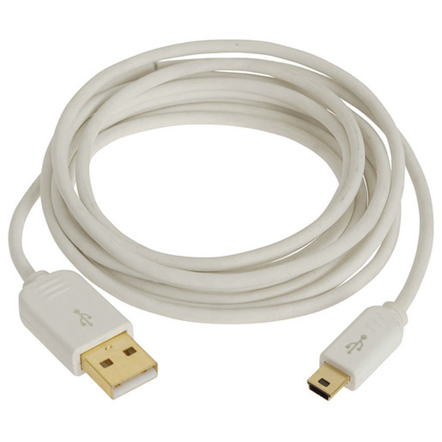 High Quality USB A Male to USB Mini B Male Cable - 2m 