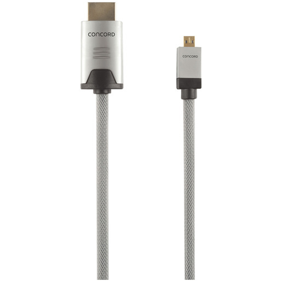 Concord 1.5m 4K HDMI 2.0b to HDMI Micro-D Cable 