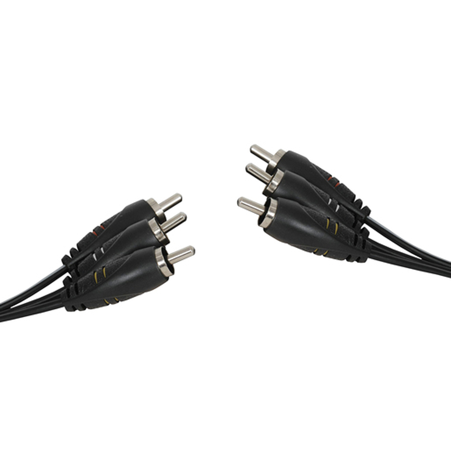 3 x RCA Plugs to 3 x RCA Plugs - 5m 