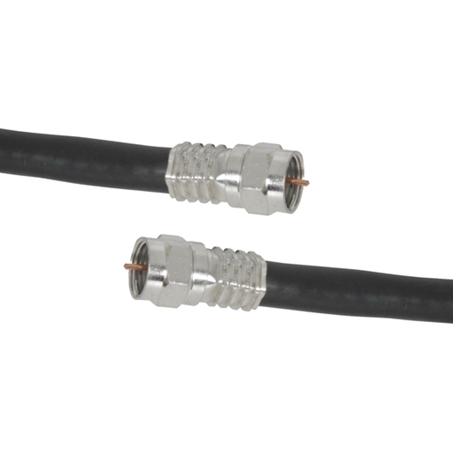 5m High Quality RG6 Quad Shield Cable with Crimped Connectors 