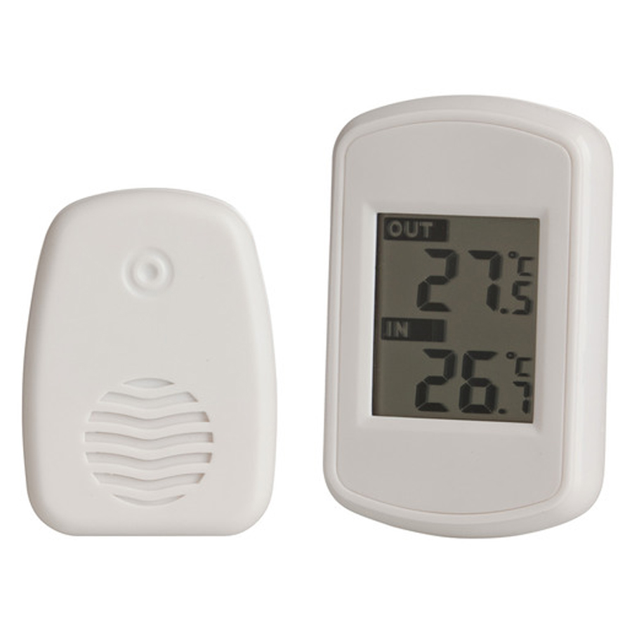 Wireless In &amp; Out LCD Thermometer 