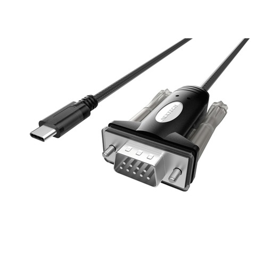 USB Type C Male to DB9 Male RS-232 Converter 1.5m 