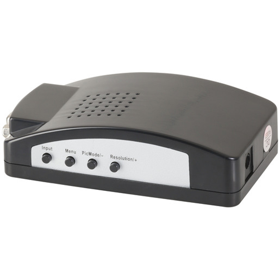 Composite Video RCA SVIDEO to VGA Converter 