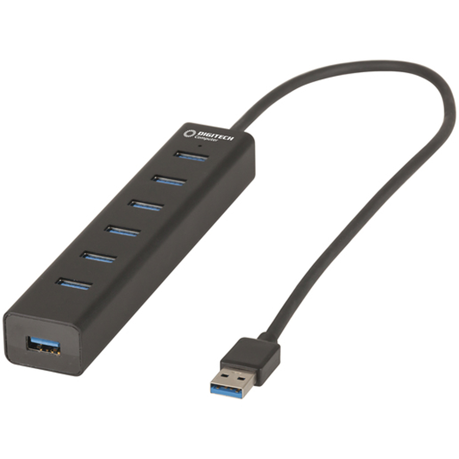 USB 3.0 7 Port Slimline Hub 