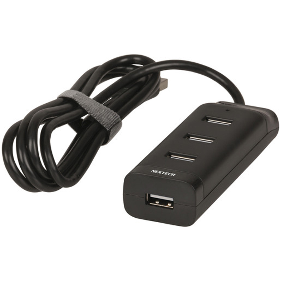USB 2.0 4 Port Slimline Hub 