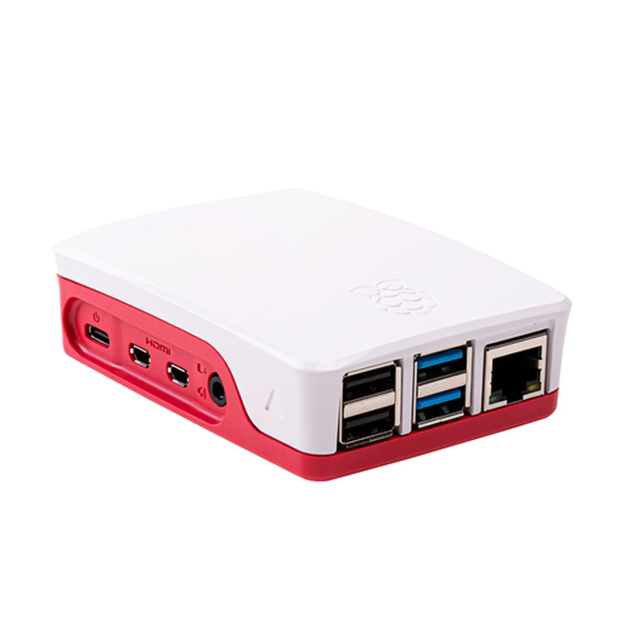Official Raspberry Pi 4B Case Red and White 