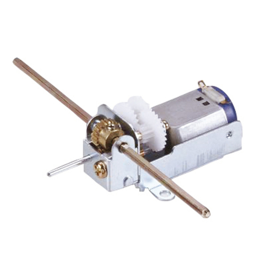 2 - Shaft Universal Motor  Gearbox Set 
