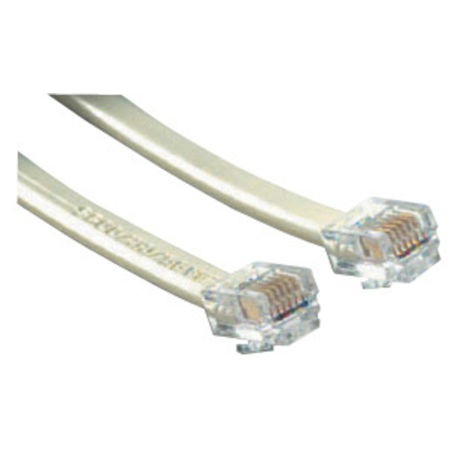 1m RJ12 6P6C Extension Cable 