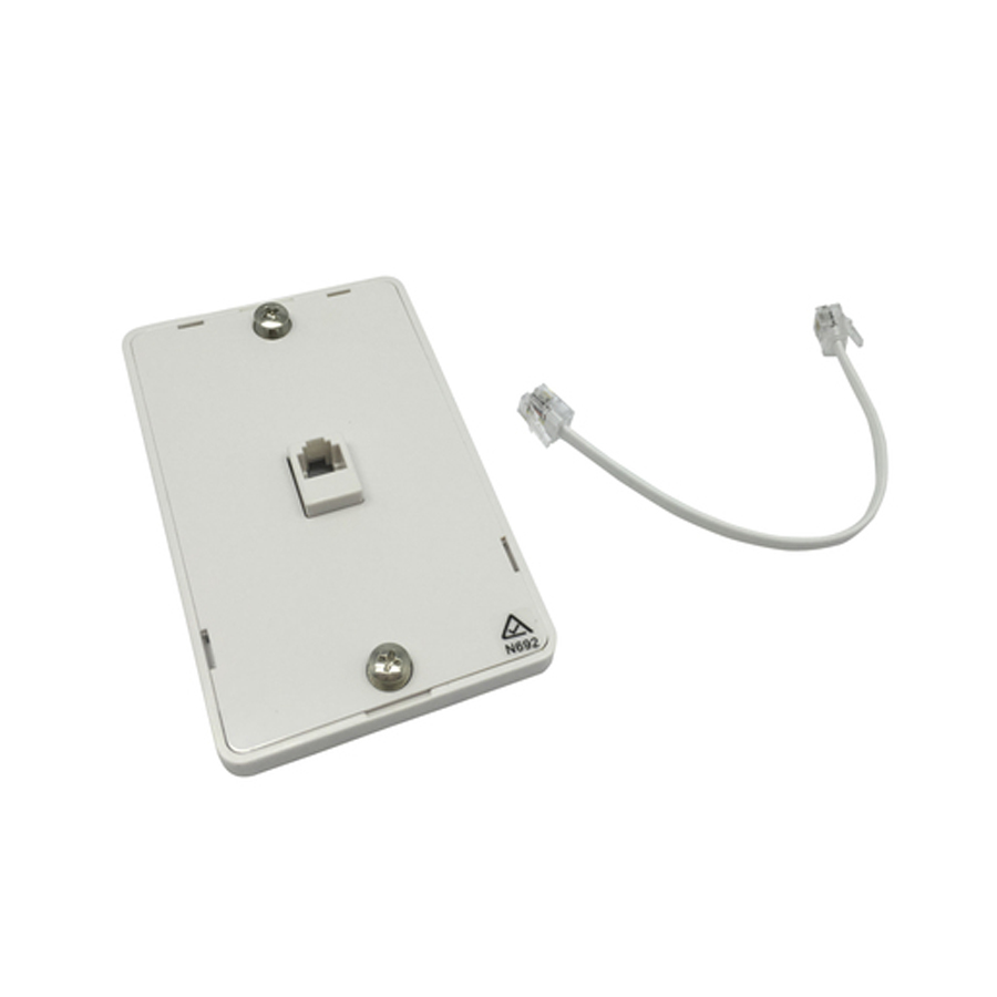 Wall Phone Bracket RJ12 6P4C 