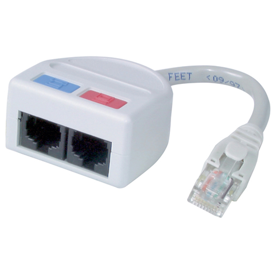 RJ45 Cat 5 UTP Splitter - 150mm 