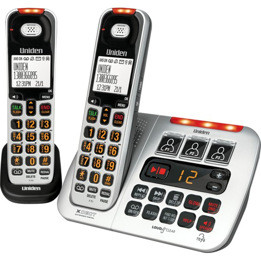 Uniden Hearing Impaired Cordless Telephone 