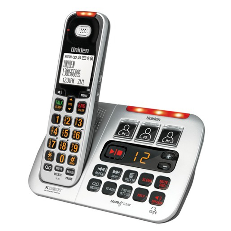 Uniden SSE45 Cordless Phone for Hearing Impaired 
