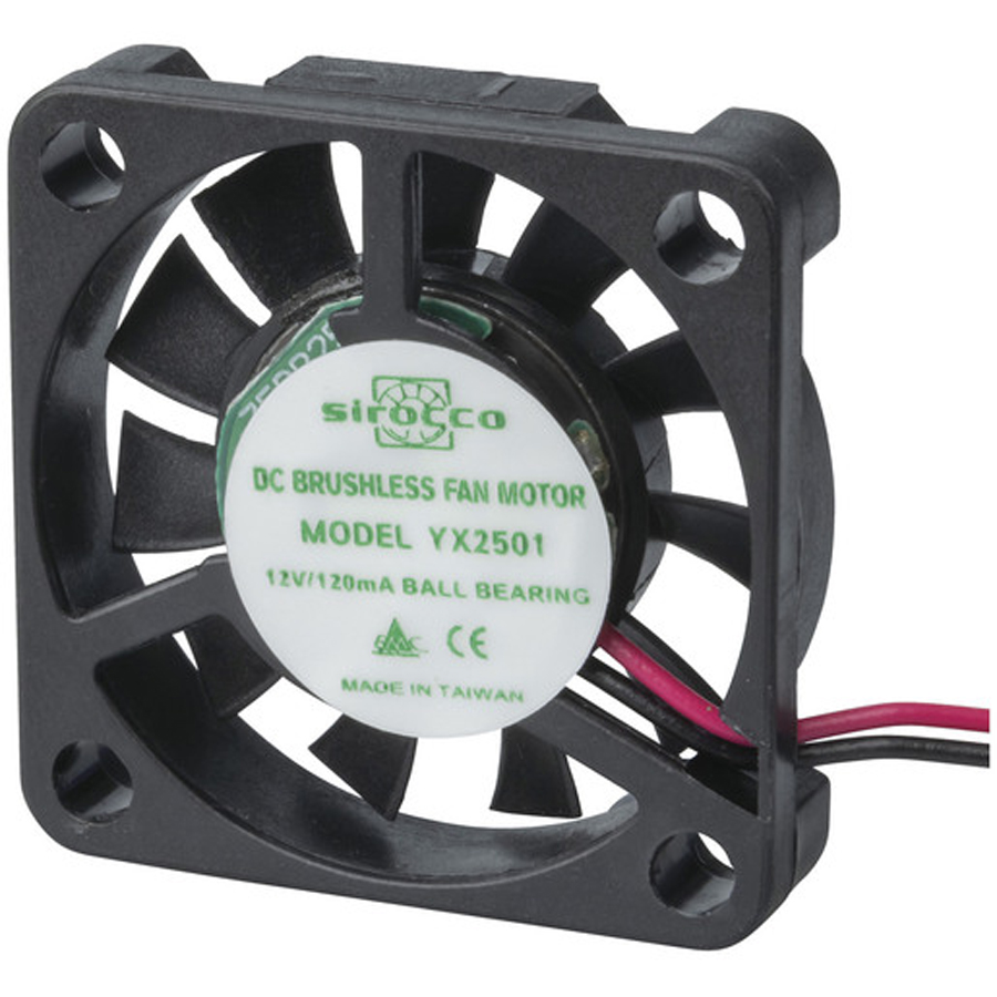 30mm Thin 12VDC 2 Wire Fan 