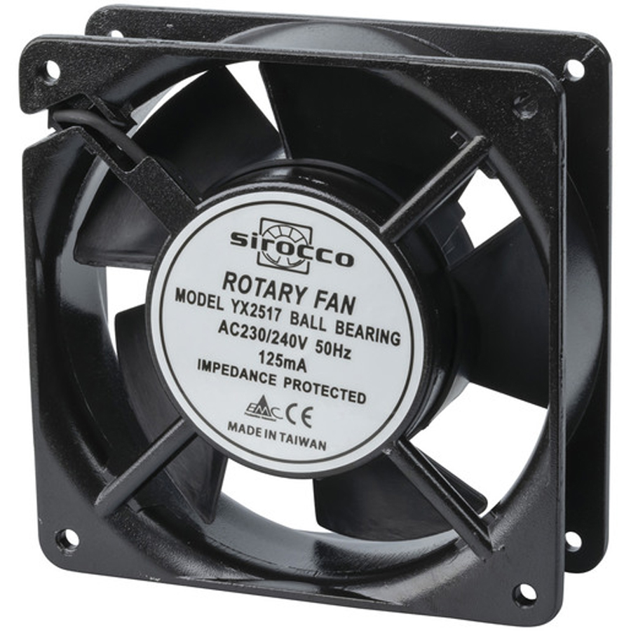 120mm 240VAC Ball Bearing Fan 