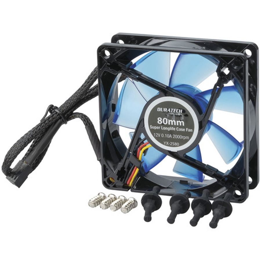 80mm Super Long-Life Low-Noise MagLev Bearing Case Fan 