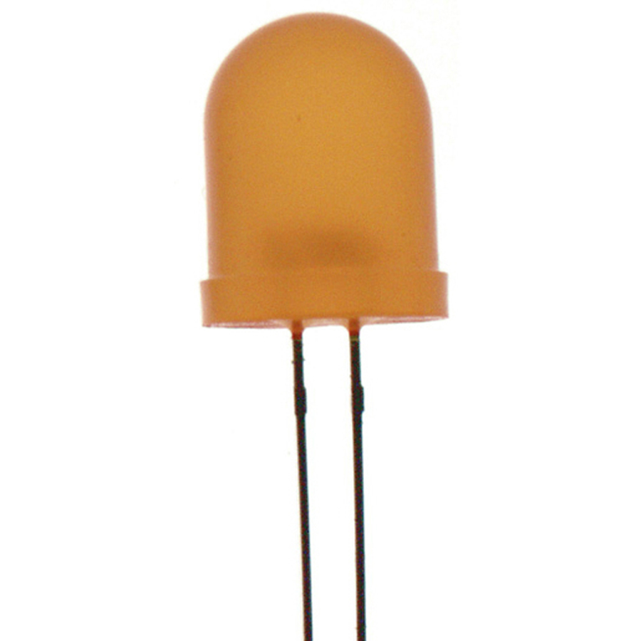 Orange 3mm LED 40mcd Round Diffused 