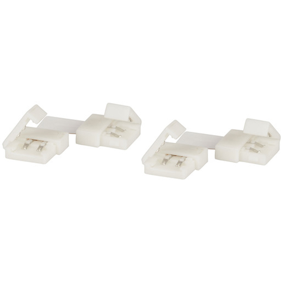 2 Pin LED Strip Connector Corner Joiner - 2 Pack 