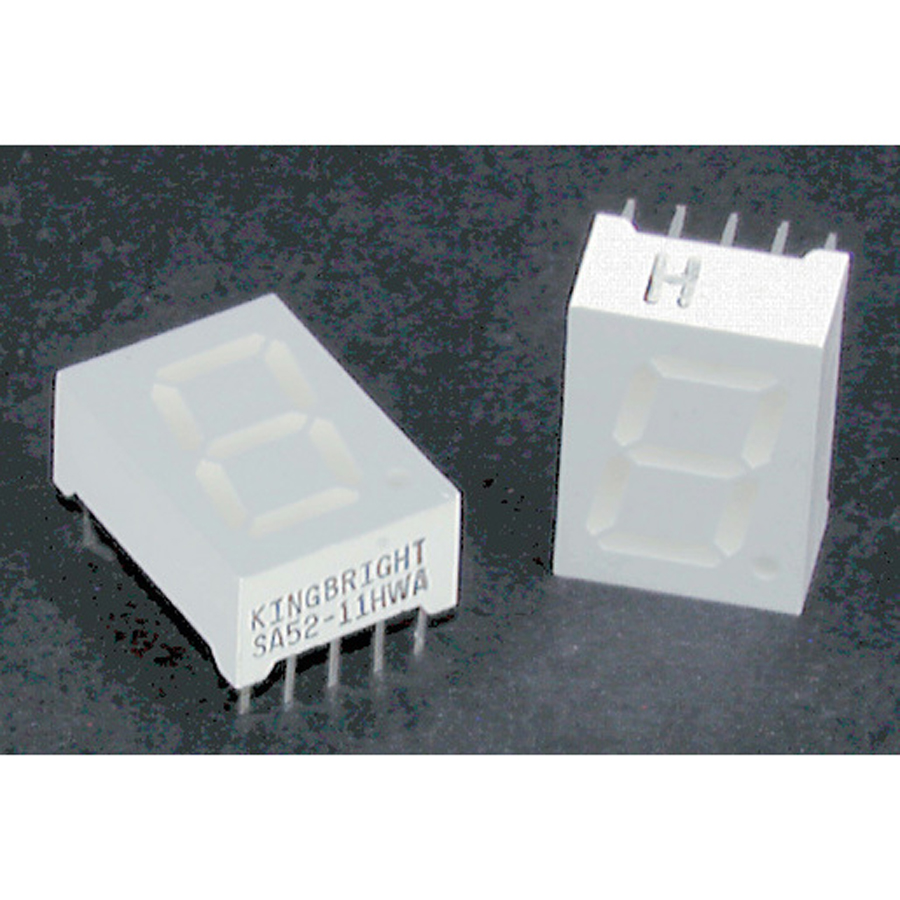 FND500LTS543RS505RWB Common Cathode 7 Segment Display 