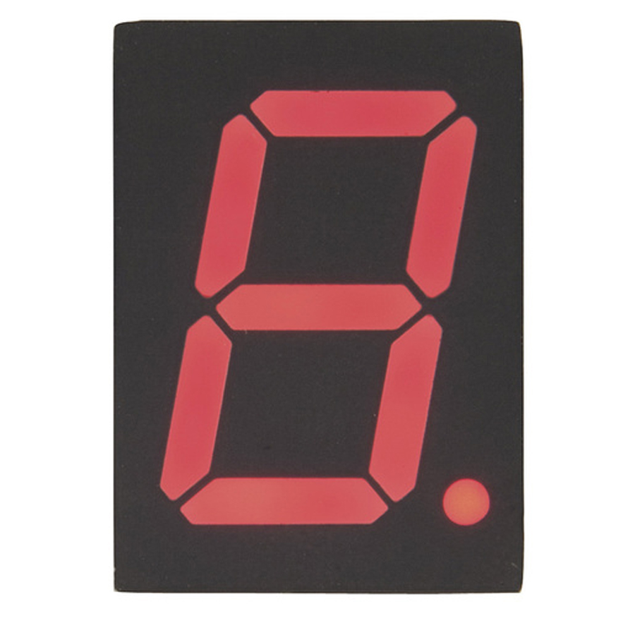 FND507LTS542RS50 RWB Common Anode 7 Segment Display 